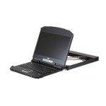 CL3800NW Надкоротка USB, HDMI / DVI / VGA KVM консоль з широкоекранним РК дисплеєм 18.5" дворейкова