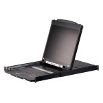 CL5808N 8-портовий PS/2-USB VGA KVM перемикач з РК дисплеєм 19" дворейковий