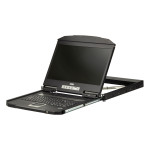 CL3100NX  Надкоротка USB VGA KVM консоль з широкоекранним РК дисплеєм 18.5" однорейкова