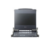CL6708MW 8-портовий USB DVI KVM перемикач з широкоеранним РК-дисплеєм 17.3 " однорейковий