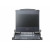 CL6708MW 8-портовий USB DVI KVM перемикач з широкоеранним РК-дисплеєм 17.3 " однорейковий
