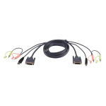 2L-7D02UD USB DVI-D KVM кабель двоканальний (1.8м)