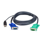 2L-5202U USB VGA KVM кабель та роз'ємом SPHD 3-в-1 (1.8м)