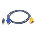 2L-5202UP VGA USB KVM кабель з вбудованим конвертором PS/2 у USB (1.8м)