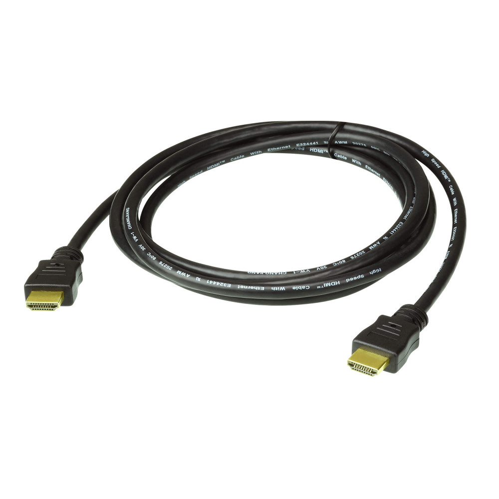 2L-7D02H-1 HDMI™ True 4K високошвидкісний кабель з підтримкою Ethernet (2 м) 2L-7D02H-1 HDMI™ True 4K високошвидкісний кабель з підтримкою Ethernet (2 м)