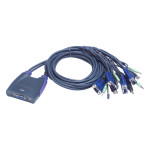 CS64U 4-портовий USB VGA/Аудіо кабельний KVM перемикач (1,8 м)