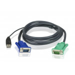 2L-5203U USB VGA KVM кабель та роз'ємом SPHD 3-в-1 (3м) 