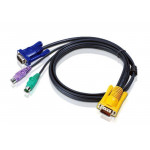 2L-5206P PS/2 VGA KVM кабель та роз'ємом SPHD 3-в-1 (6м)