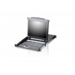 CL5716N 16-портовий PS/2-USB VGA KVM перемикач з РК дисплеєм 19" однорейковий