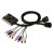 CS682 2-портовий USB DVI/Аудіо кабельний KVM перемикач з пультом віддаленого перемикання порту