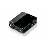 CS782DP 2-портовий USB 4K DisplayPort / аудіо KVM перемикач (кабелі в комплекті)