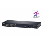 KH1516Ai 16-портовий  багатоінтерфейсний KVM перемикач з доступом по IP та підтримкою 1-локального/віддаленого сеансів спільного доступу по кабелю Cat 5e/6