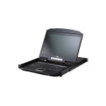 CL3708NX 8-портовий USB HDMI KVM перемикач з РК дисплеєм 18.5'' однорейковий