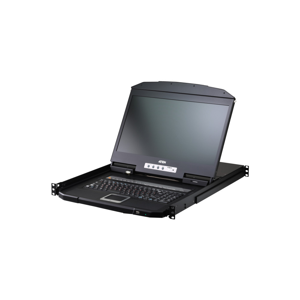 CL3716NX 16-портовий USB HDMI KVM перемикач з РК дисплеєм 18.5'' однорейковий CL3716NX 16-портовий USB HDMI KVM перемикач з РК дисплеєм 18.5'' однорейковий