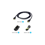 2L-7D02HX2 USB HDMI 4K професійний двопортовий комплект KVM кабелів 1,8 м