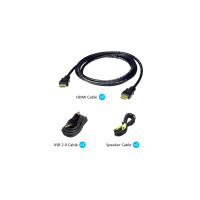 2L-7D02HX2 USB HDMI 4K професійний двопортовий комплект KVM кабелів 1,8 м