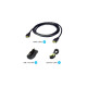 2L-7D02HX2 USB HDMI 4K професійний двопортовий комплект KVM кабелів 1,8 м