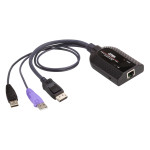 KA7169 KVM адаптер USB DisplayPort, Virtual Media  зі зчитувачем смарт карт
