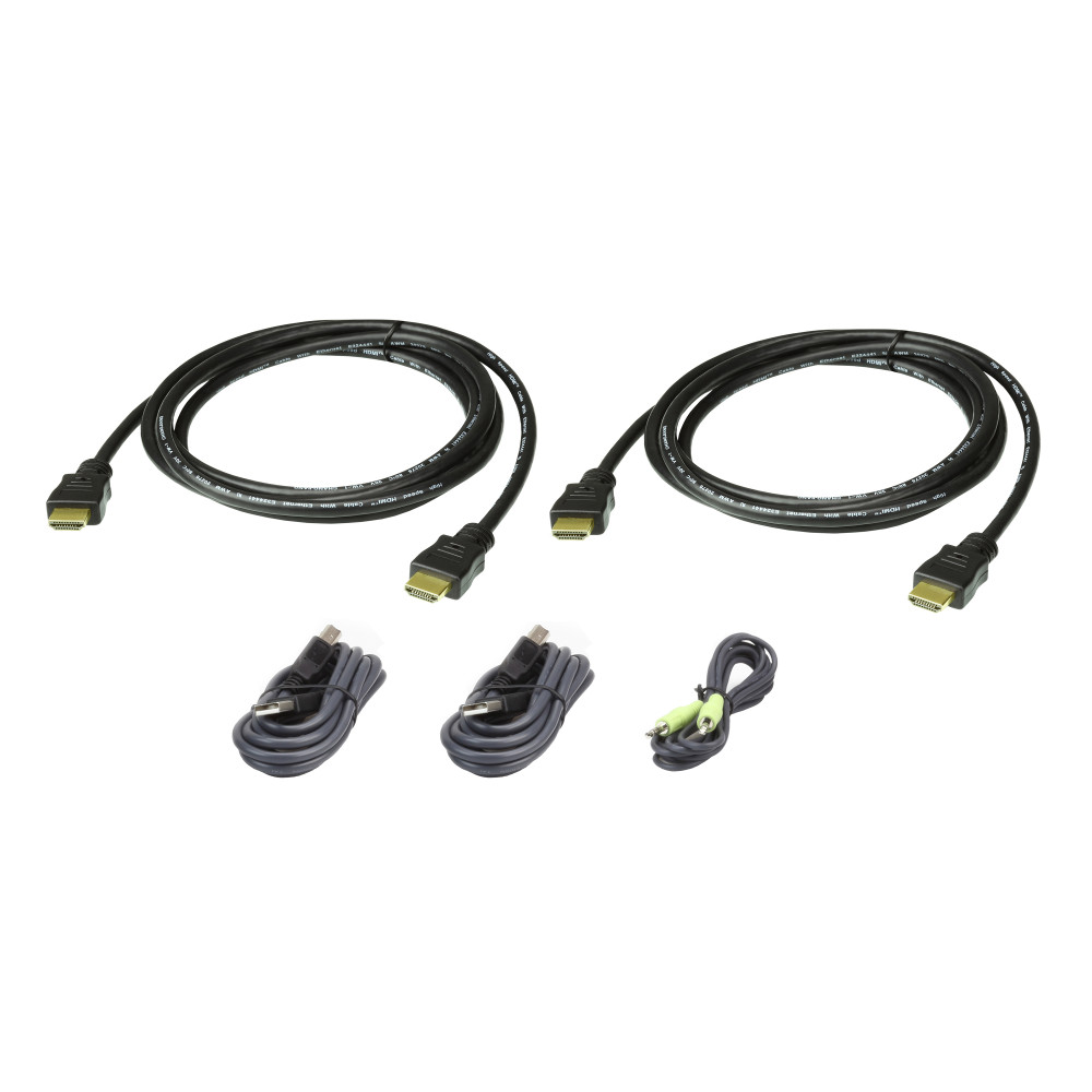 2L-7D02UHX5 USB HDMI 4K UHD комплект кабелів для захищених KVM перемикачів з підтримкою двох дисплеїв 1,8м 2L-7D02UHX5 USB HDMI 4K UHD комплект кабелів для захищених KVM перемикачів з підтримкою двох дисплеїв 1,8м