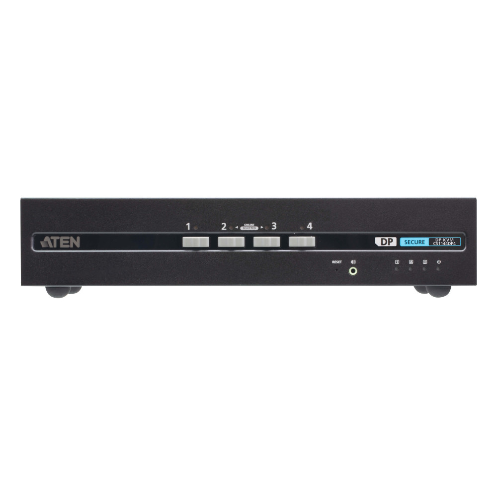 CS1144DP4 4-портовий USB 4K DisplayPort/HDMI захищений KVM перемикач з підтримкою двох дисплеїв (сумісність з PSD PP v4.0) CS1144DP4 4-портовий USB 4K DisplayPort/HDMI захищений KVM перемикач з підтримкою двох дисплеїв (сумісність з PSD PP v4.0)