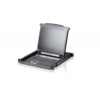 CL1000M PS/2 VGA KVM консоль з РК дисплеєм 17" однорейкова